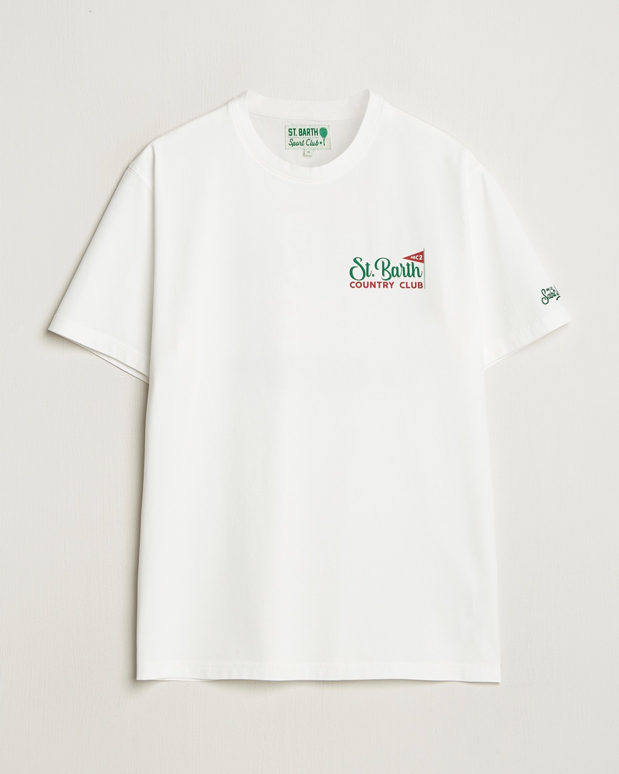Herr | T-Shirts | MC2 Saint Barth | Printed Cotton T-Shirt Country Golf