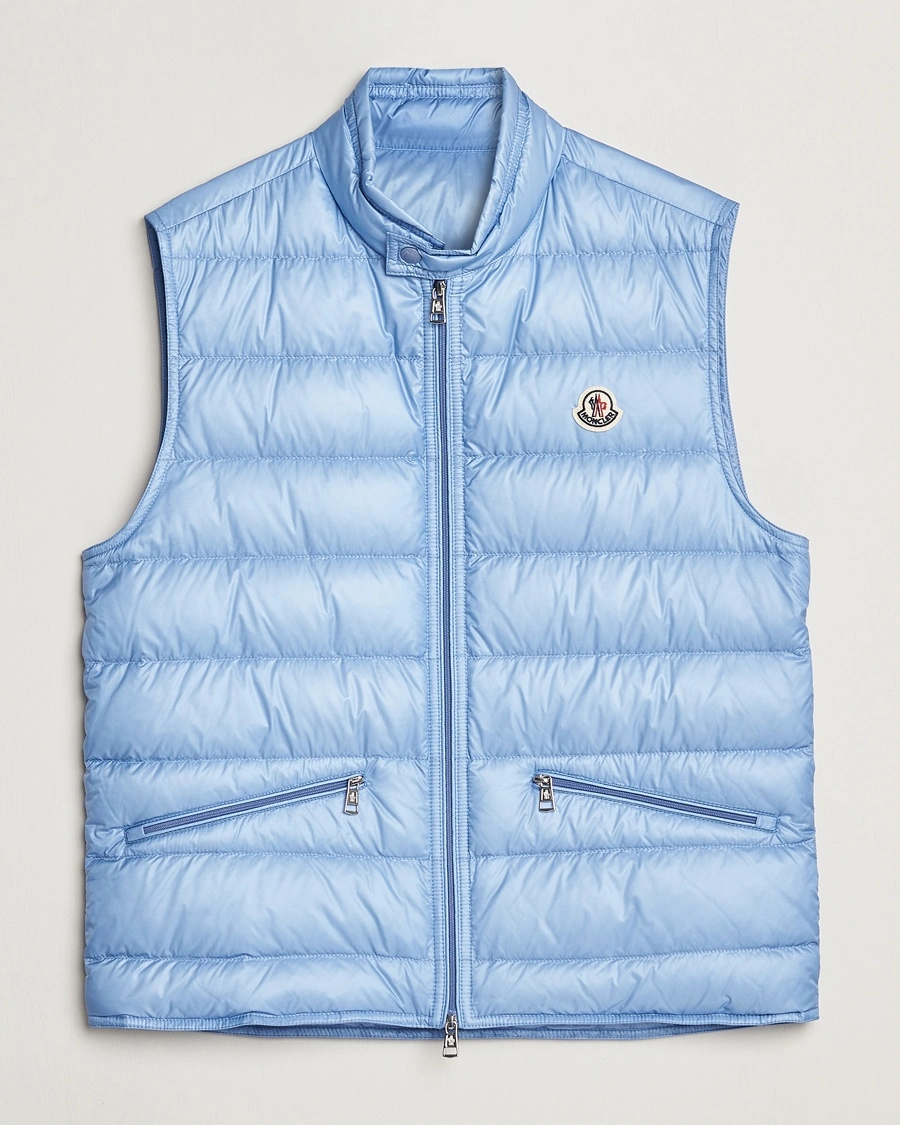 Herr | Västar | Moncler | Gui Vest Light Blue