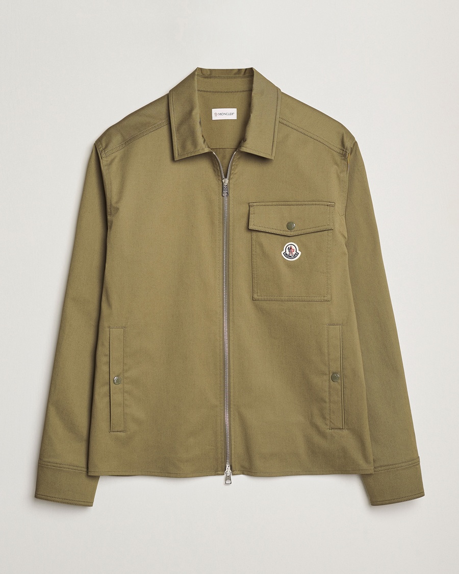 Herr | Overshirts | Moncler | Zip Overshirt Olive