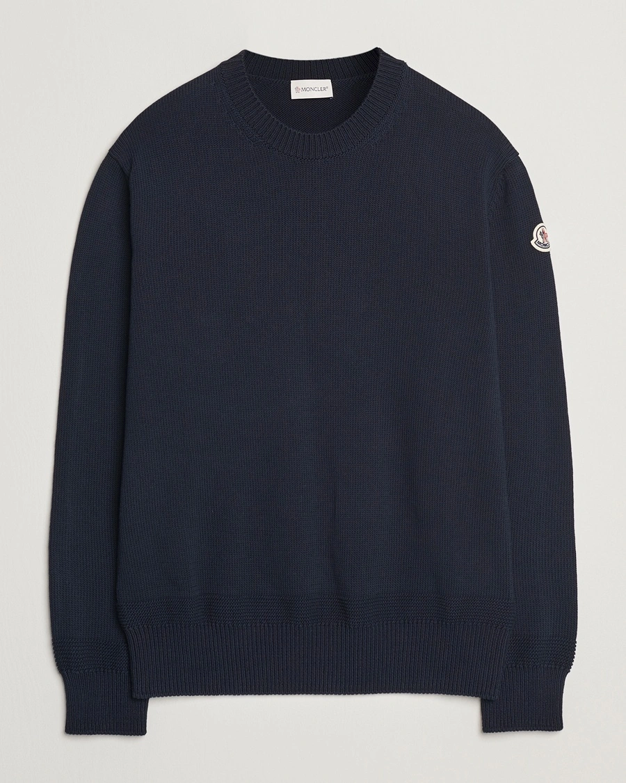 Herr | Pullover rundhals | Moncler | Crew Neck Sweater Navy