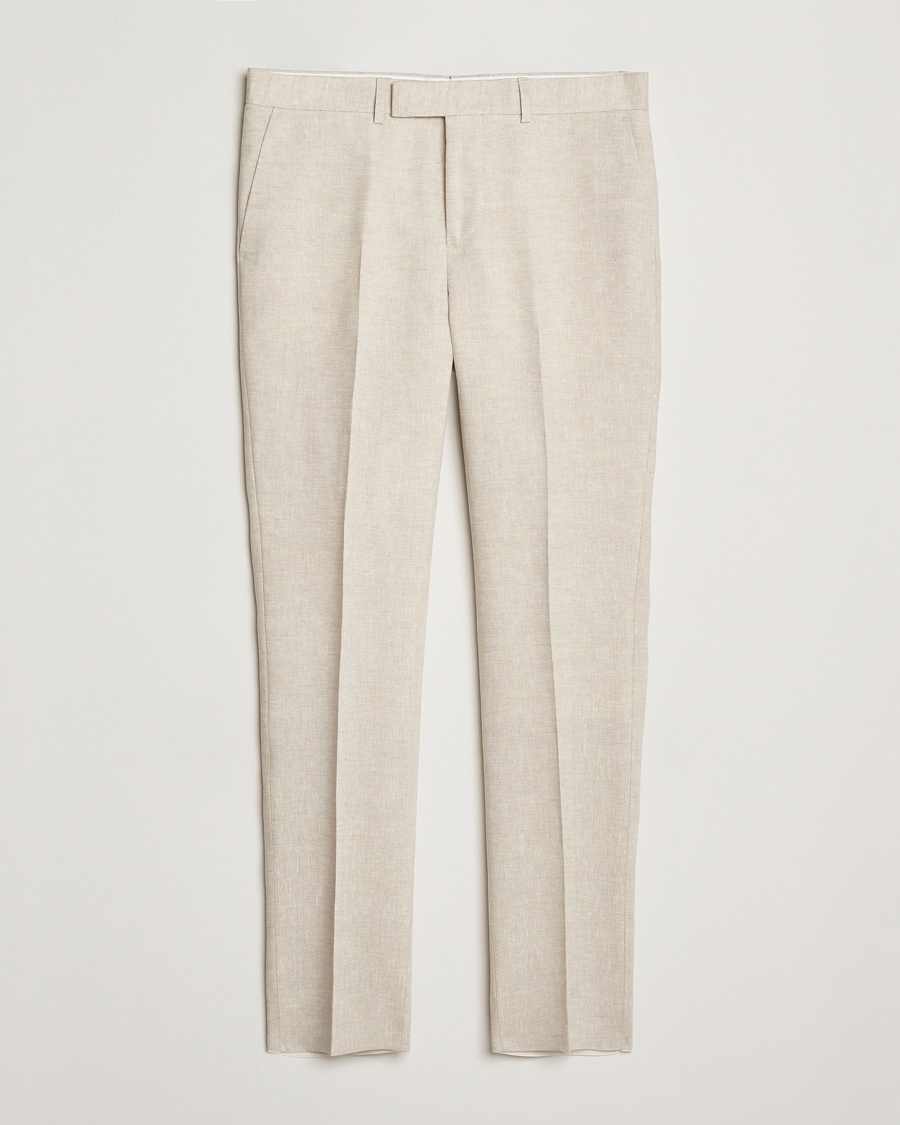 Herr | J.Lindeberg | J.Lindeberg | Grant Super Linen Pants Moonbeam