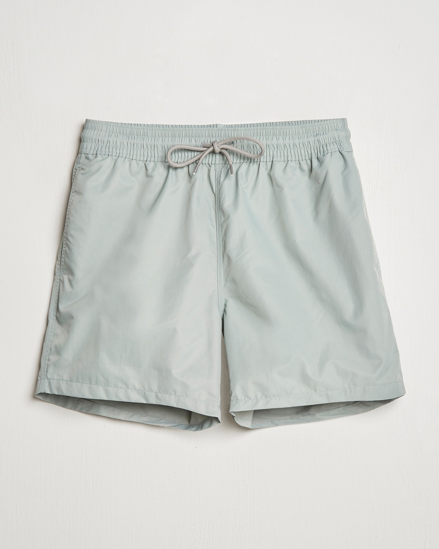 Herr | Badbyxor | Colorful Standard | Classic Organic Swim Shorts Steel Blue