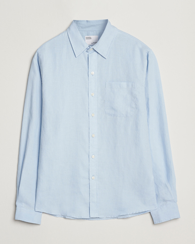 Herr | | Colorful Standard | Garment Dyed Linen Shirt Polar Blue