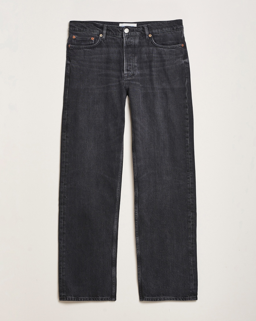 Samsøe Samsøe Eddie Regular Fit Jeans Black Blizzard – Svart