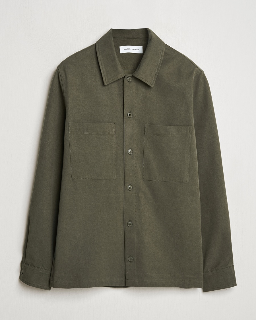 Samsøe Samsøe Sataka Overshirt Forest Night – Grön