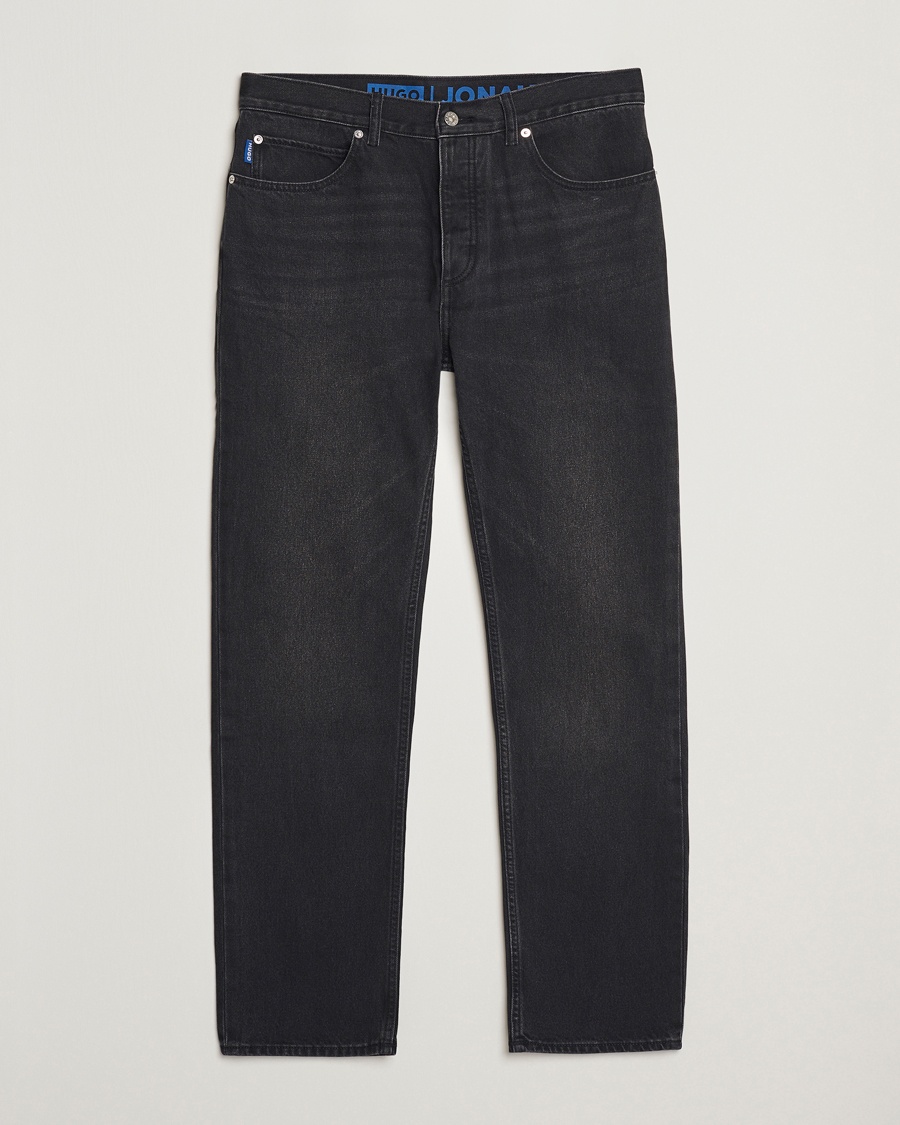 Herr | BOSS | HUGO | Jonah Straight Fit Jeans Washed Black