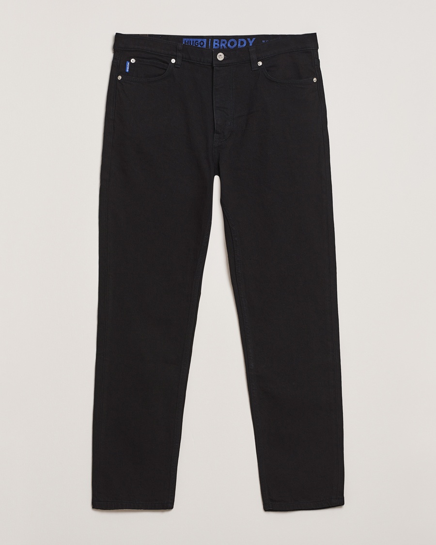 Herr | Svarta jeans | HUGO | Brody Tapered Fit Jeans Black