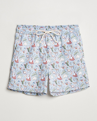 Ripa Ripa Printed Swimshorts Blue – Blå