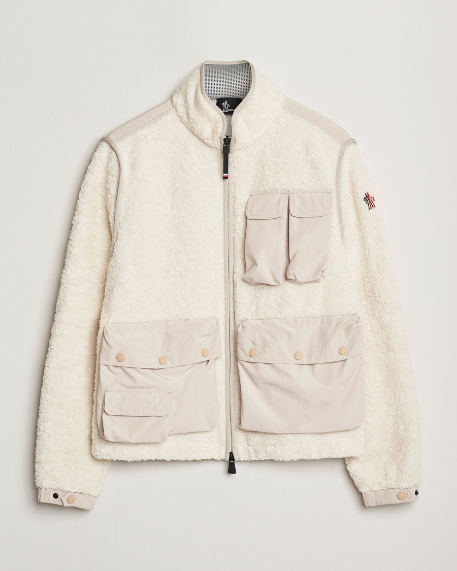 Herr | Full-zip | Moncler Grenoble | Zip Up Cardigan Off White