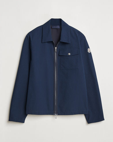 Herr | Overshirts | Moncler | Zip Overshirt Navy