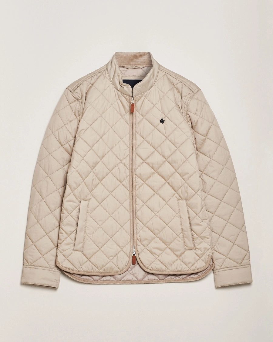 Morris Teddy Quilted Jacket Beige – Beige