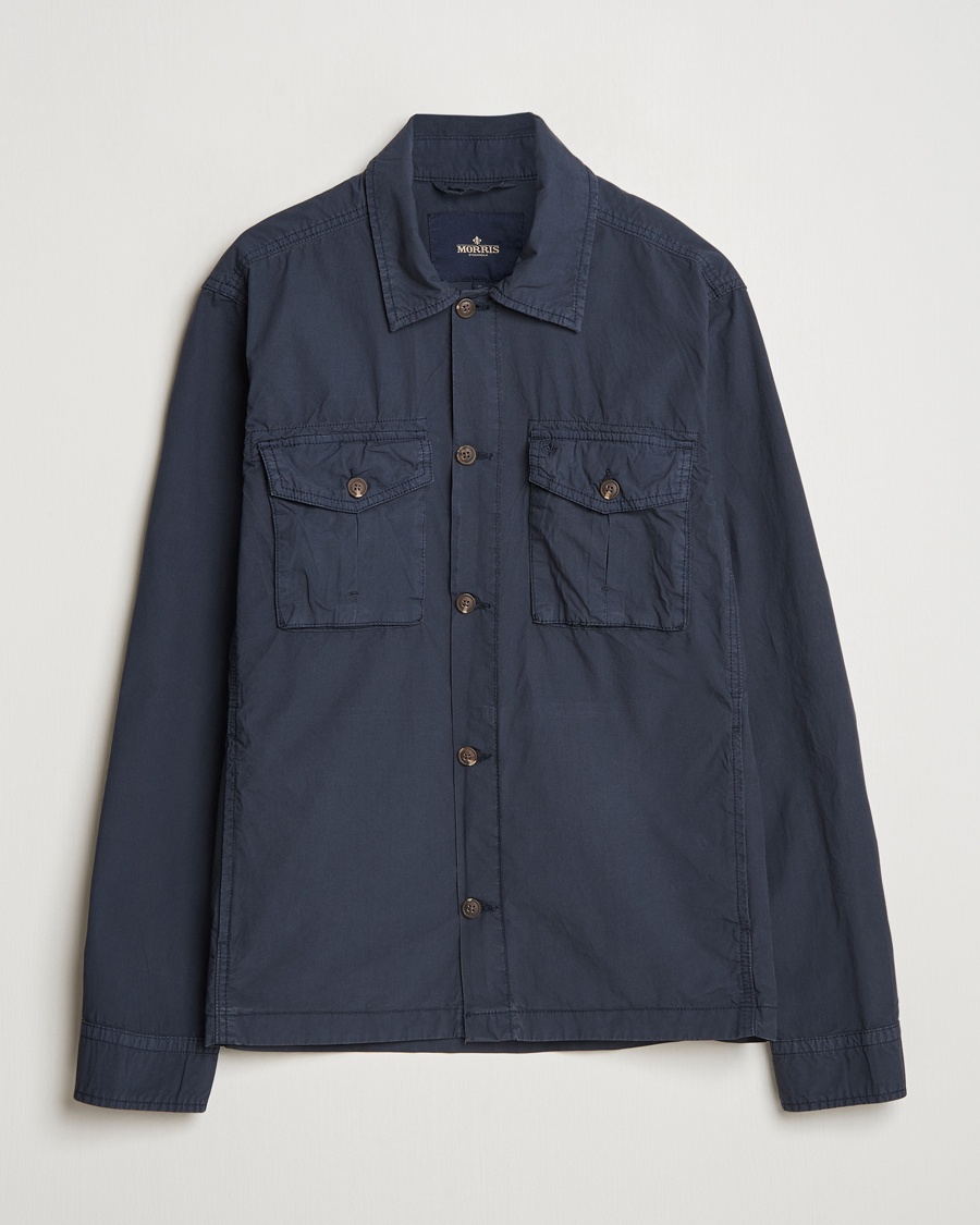 Herr | Overshirts | Morris | Harrison Shirt Jacket Navy