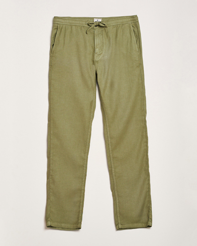 Herr | Business & Beyond - Casual | Morris | Fenix Linen/Cotton Trousers Olive