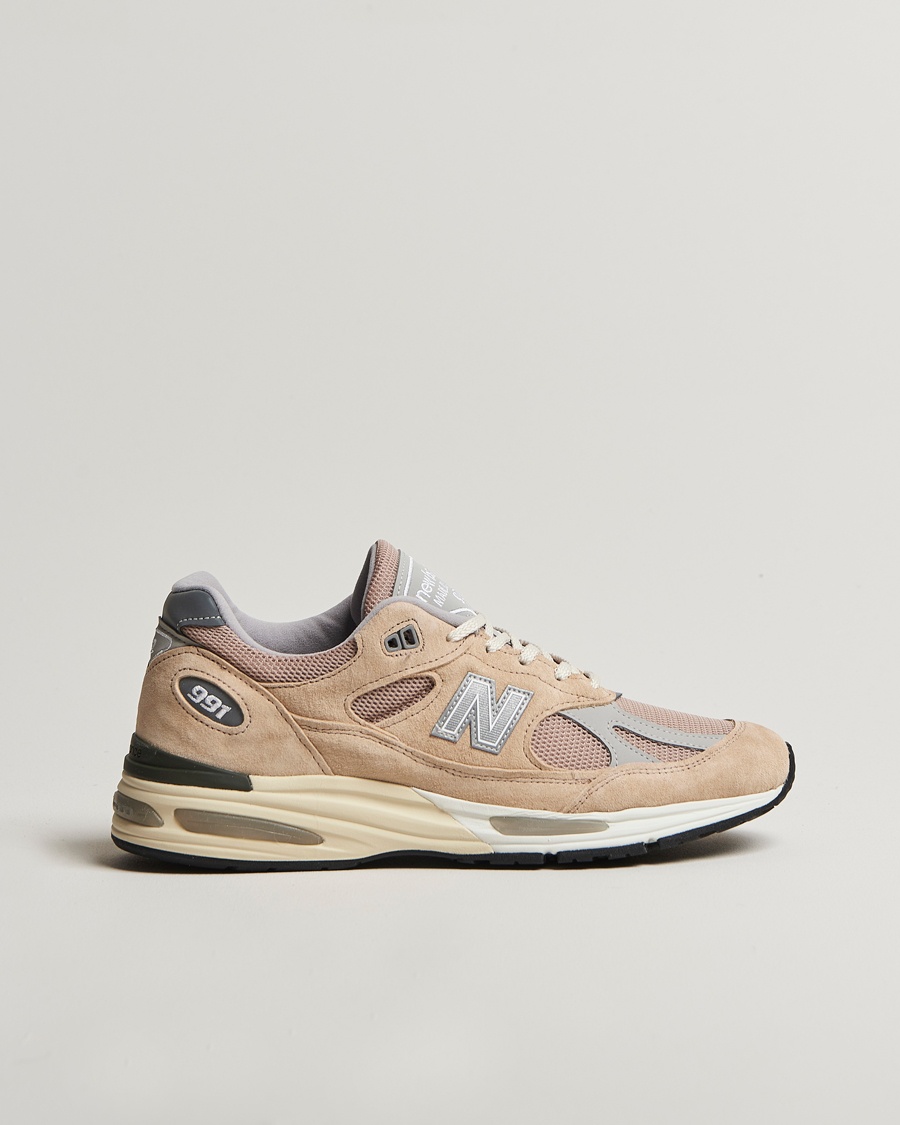 New Balance Made in UK 991v2 Sneakers Sand – Brun