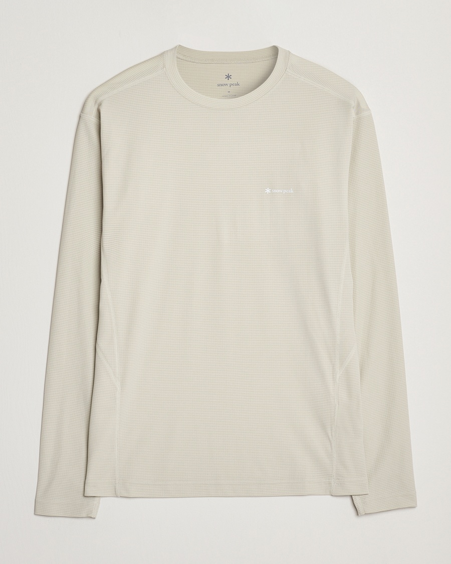 Herr | Funktions T-shirts | Snow Peak | Power Dry Long Sleeve T-Shirt Ivory