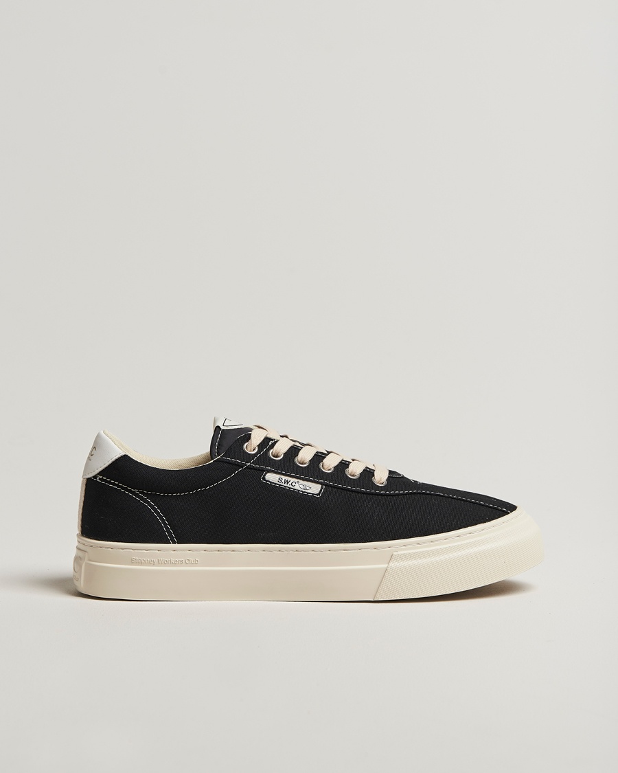 Stepney Workers Club Dellow 02 Cupsole Canvas Sneaker Black – Svart