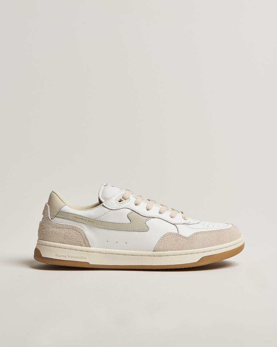 Herr | Skor | Stepney Workers Club | Pro Cup 01 S-Strike Leather Sneaker Spring White