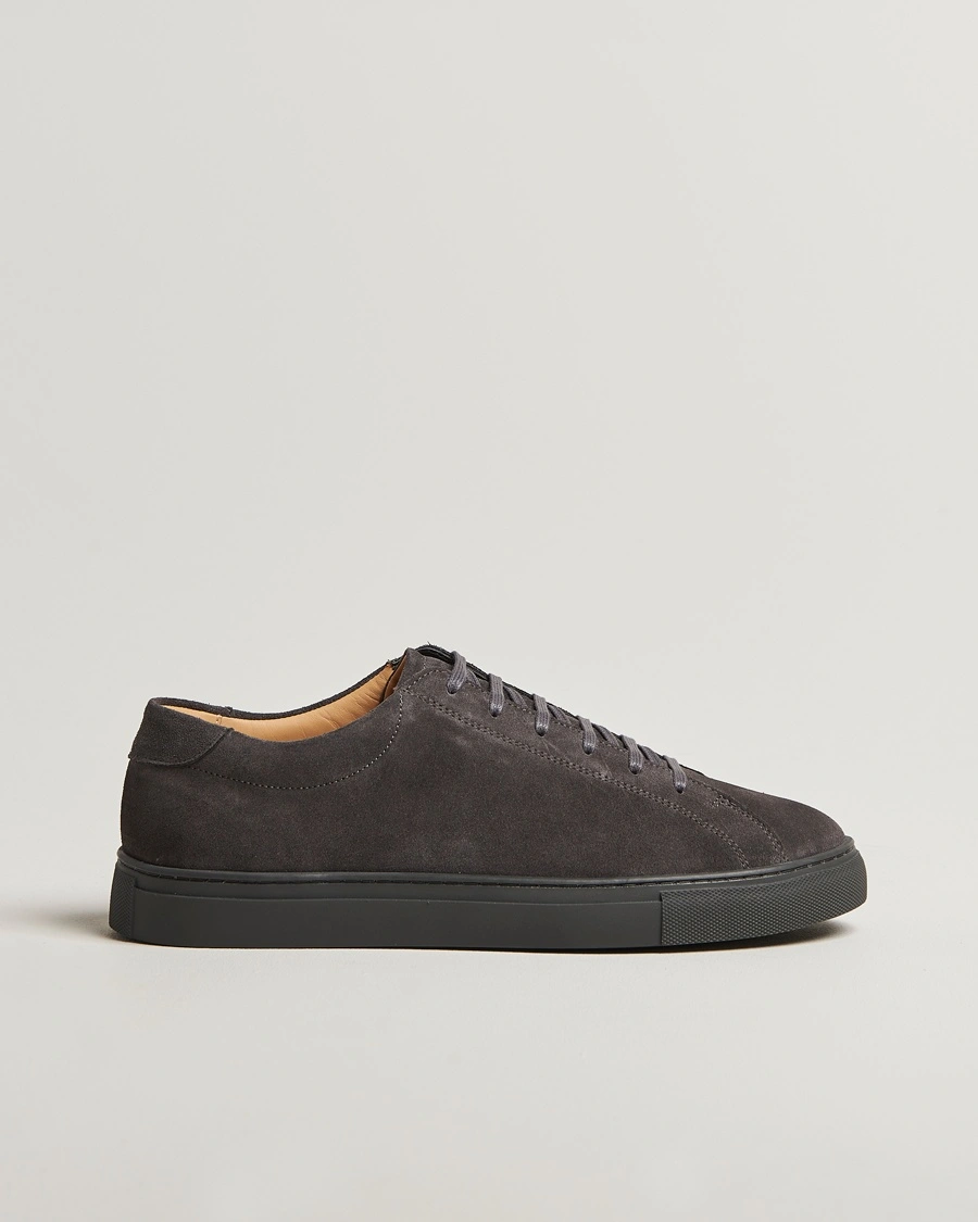 Herr | | Myrqvist | Oaxen Monochrome II Sneaker Dark Grey Suede