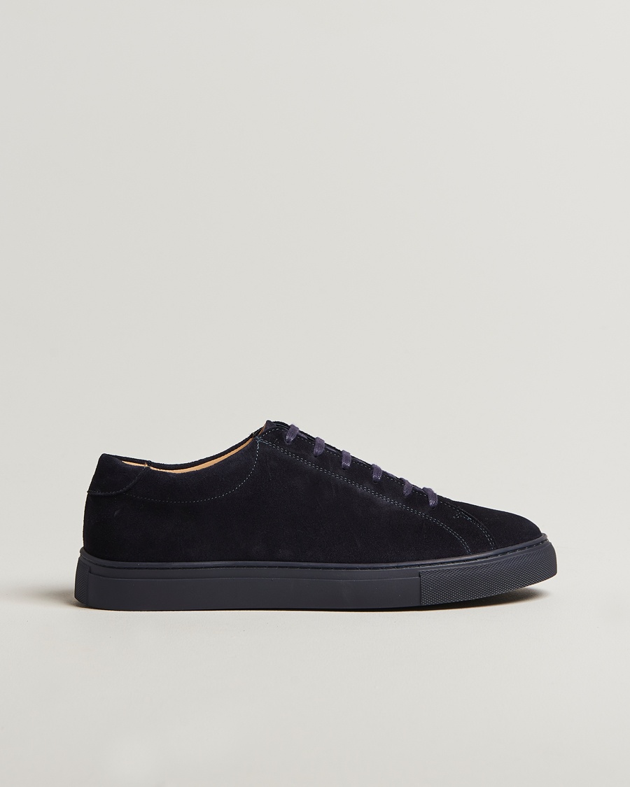 Myrqvist Oaxen Monochrome II Sneaker Navy Suede – Svart