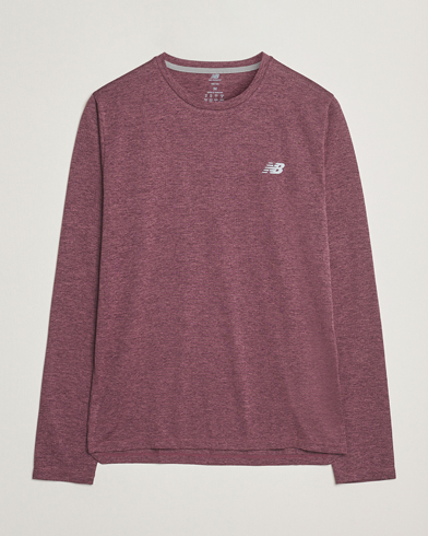 Herr | New Balance | New Balance Running | Athletics Run Long Sleeve T-Shirt Faded Plum