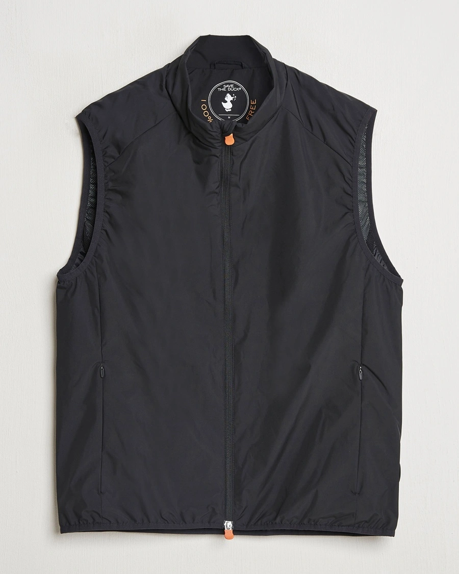 Herr | Lättviktsvästar | Save The Duck | Mars Wind/Water Resistant Vest Black