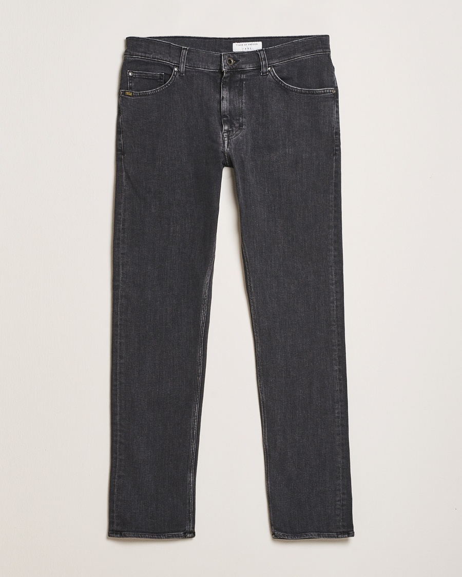 Herr | Grå jeans | Tiger of Sweden | Evolve Stretch Cotton Jeans Washed Black