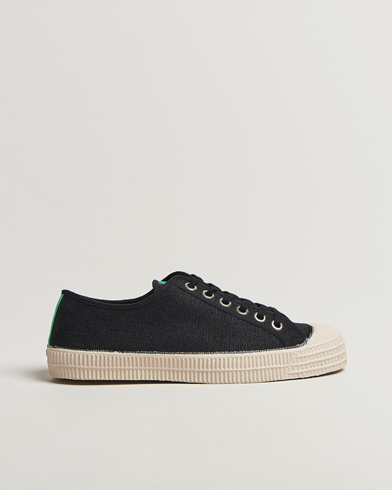 Herr | Svarta sneakers | Novesta | Star Master Hemp Sneaker Black