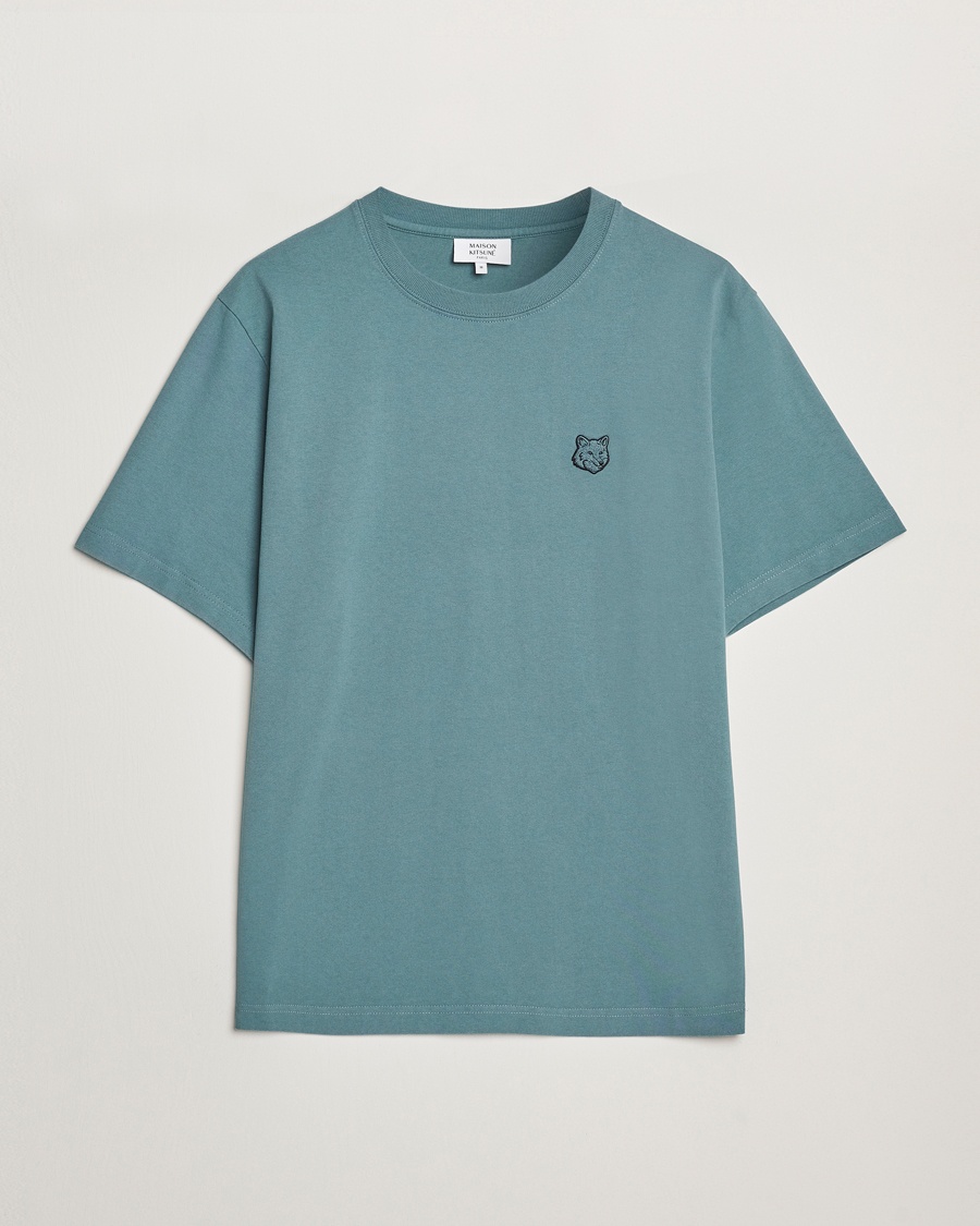 Herr | Maison Kitsuné | Maison Kitsuné | Tonal Fox Head T-Shirt Seine Blue
