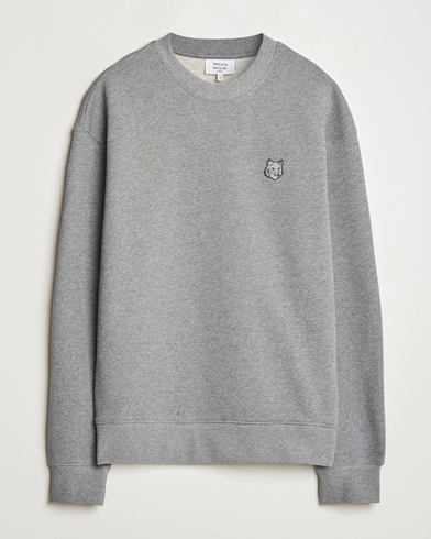 Herr | Maison Kitsuné | Maison Kitsuné | Tonal Fox Head Sweatshirt Medium Grey Melange