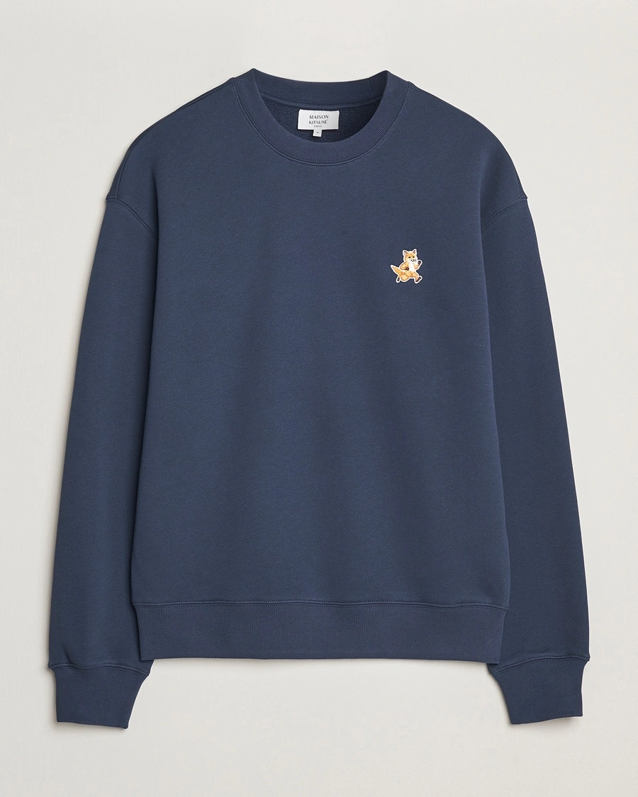 Herr | Maison Kitsuné | Maison Kitsuné | Speedy Fox Sweatshirt Ink Blue