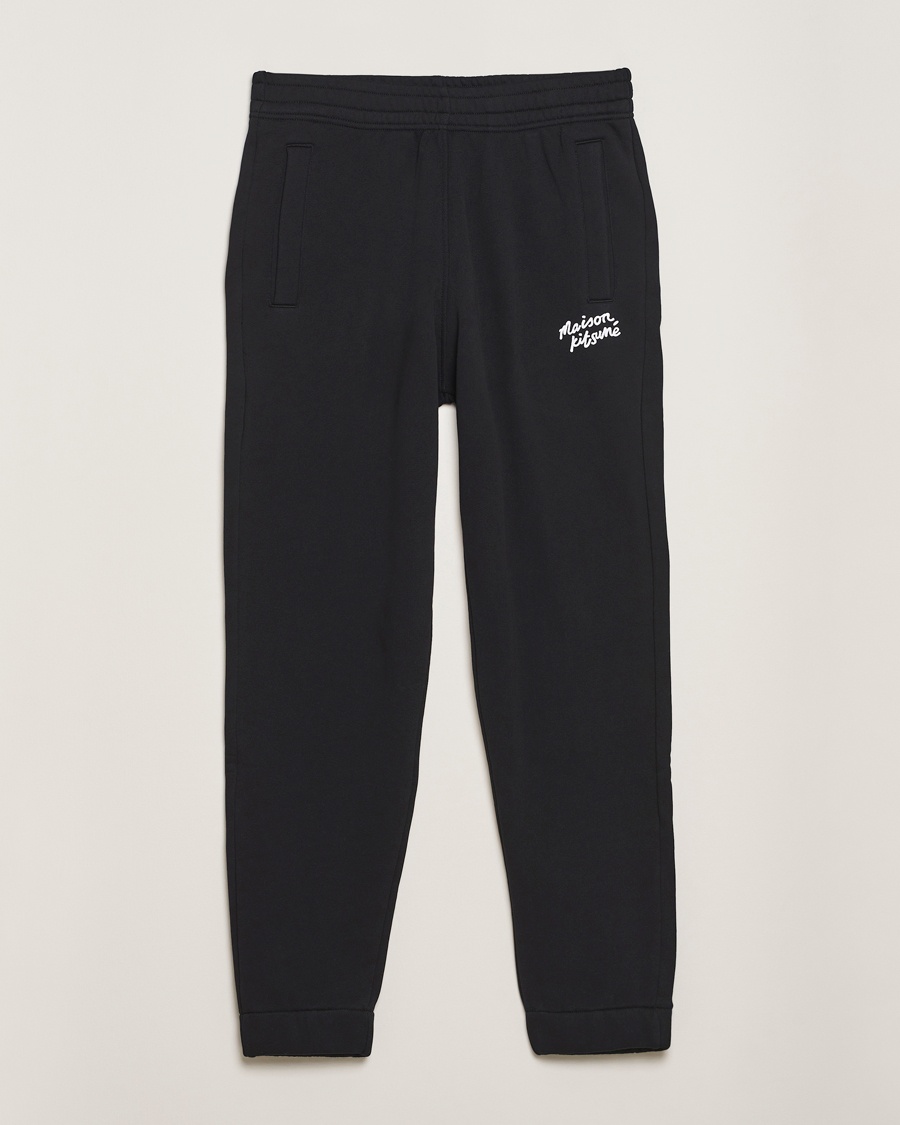 Herr | Maison Kitsuné | Maison Kitsuné | Handwriting Sweatpants Black