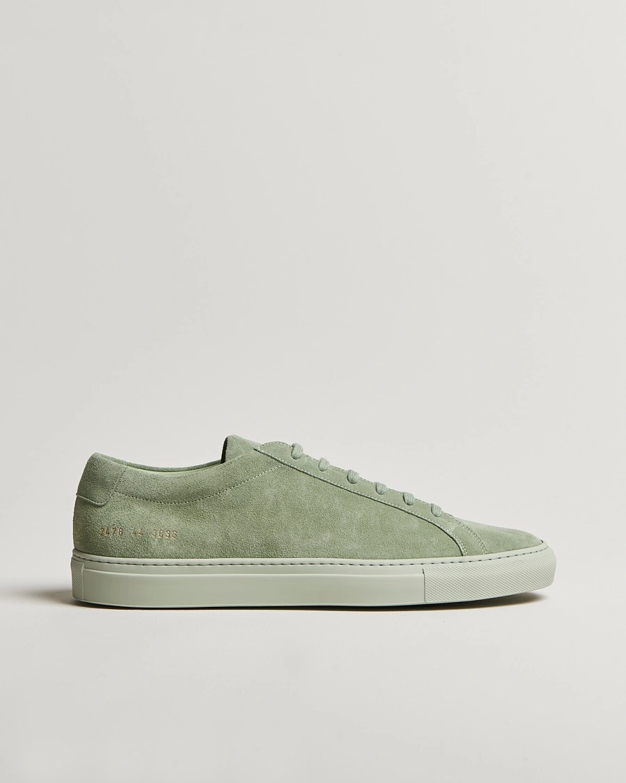 Herr | | Common Projects | Original Achilles Suede Sneaker Salvia Green