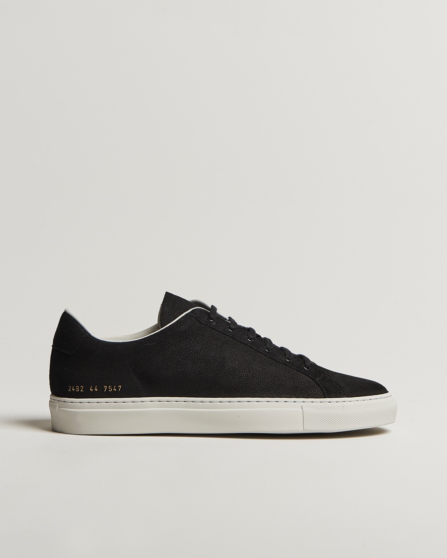 Herr | | Common Projects | Retro Suede Sneaker Black