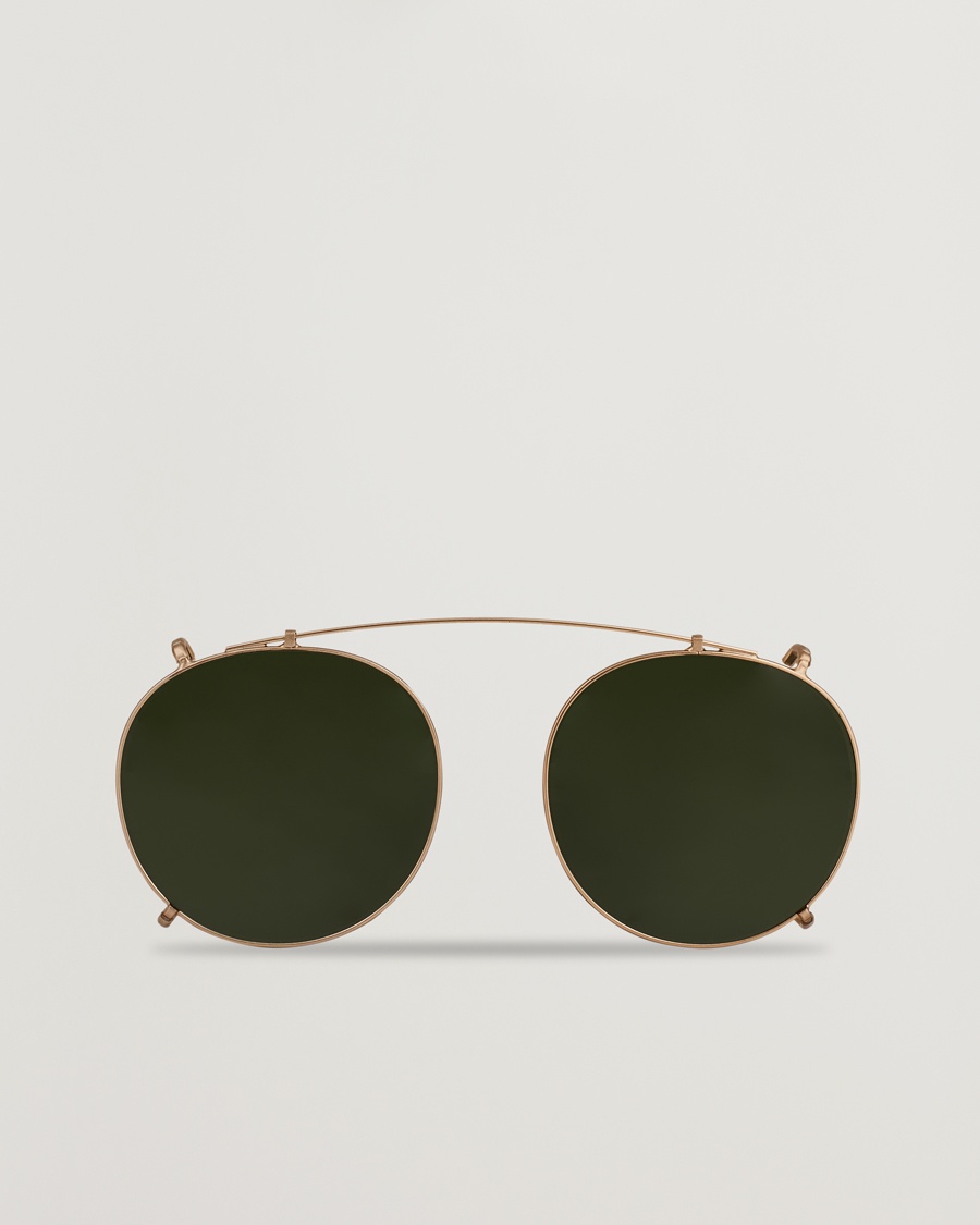 TBD Eyewear Clip-ons Gold/Bottle Green – Grön