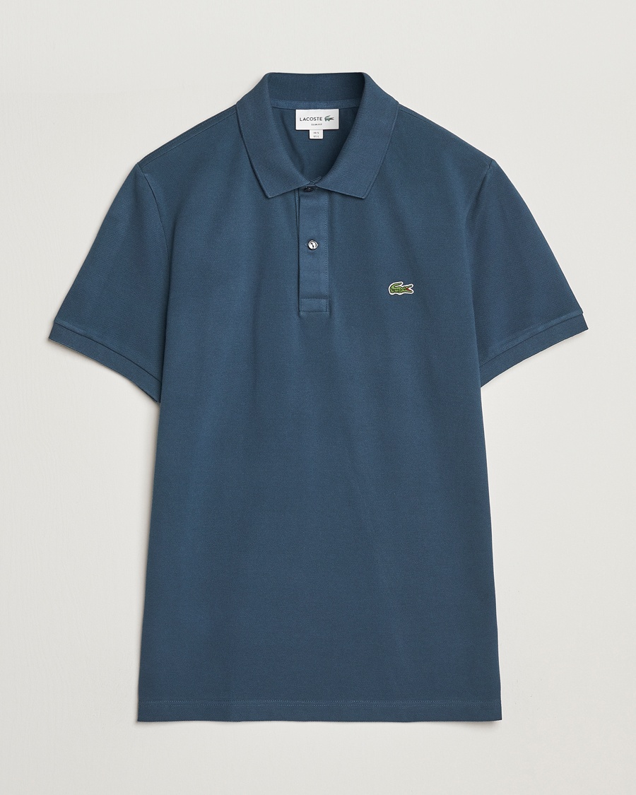 Herr | | Lacoste | Slim Fit Polo Piké Falcon Blue