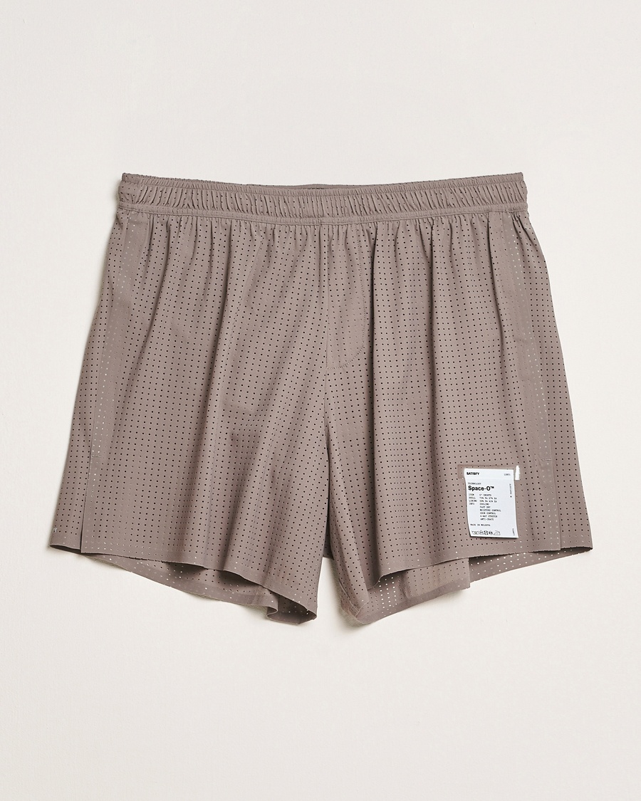 Herr | Shorts | Satisfy | Space-O 5 Inch Shorts Taupe