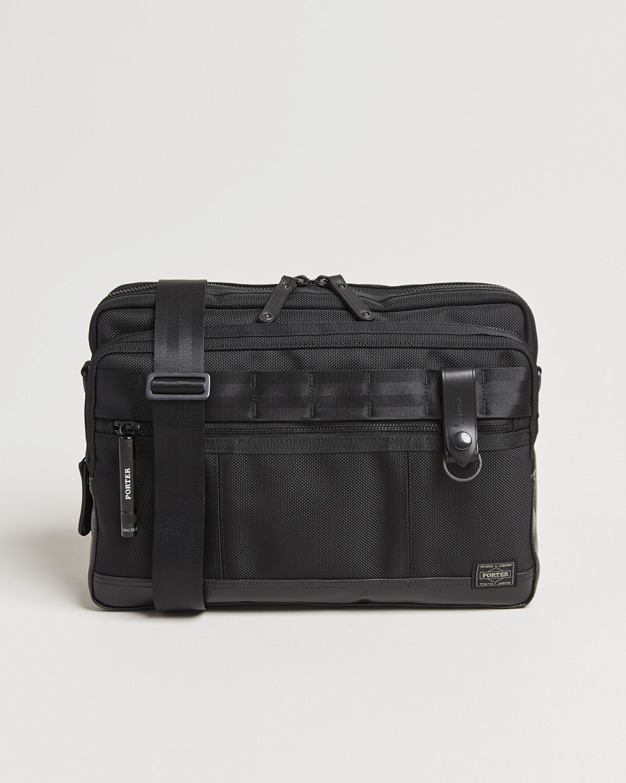 Herr | Axelremsväskor | Porter-Yoshida & Co. | Heat Shoulder Bag Black