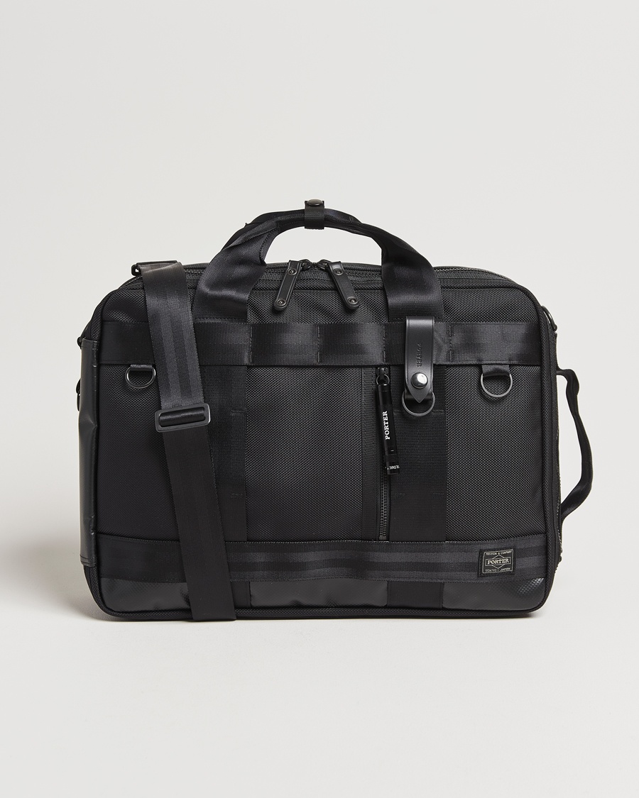 Porter-Yoshida & Co. Heat 3Way Briefcase Black – Svart