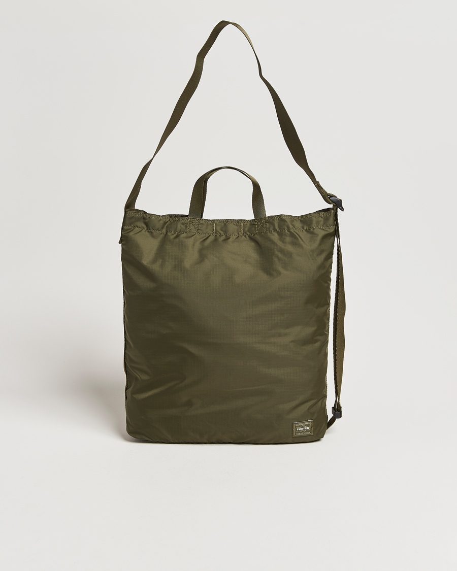 Herr | Axelremsväskor | Porter-Yoshida & Co. | Flex 2Way Shoulder Bag Olive Drab