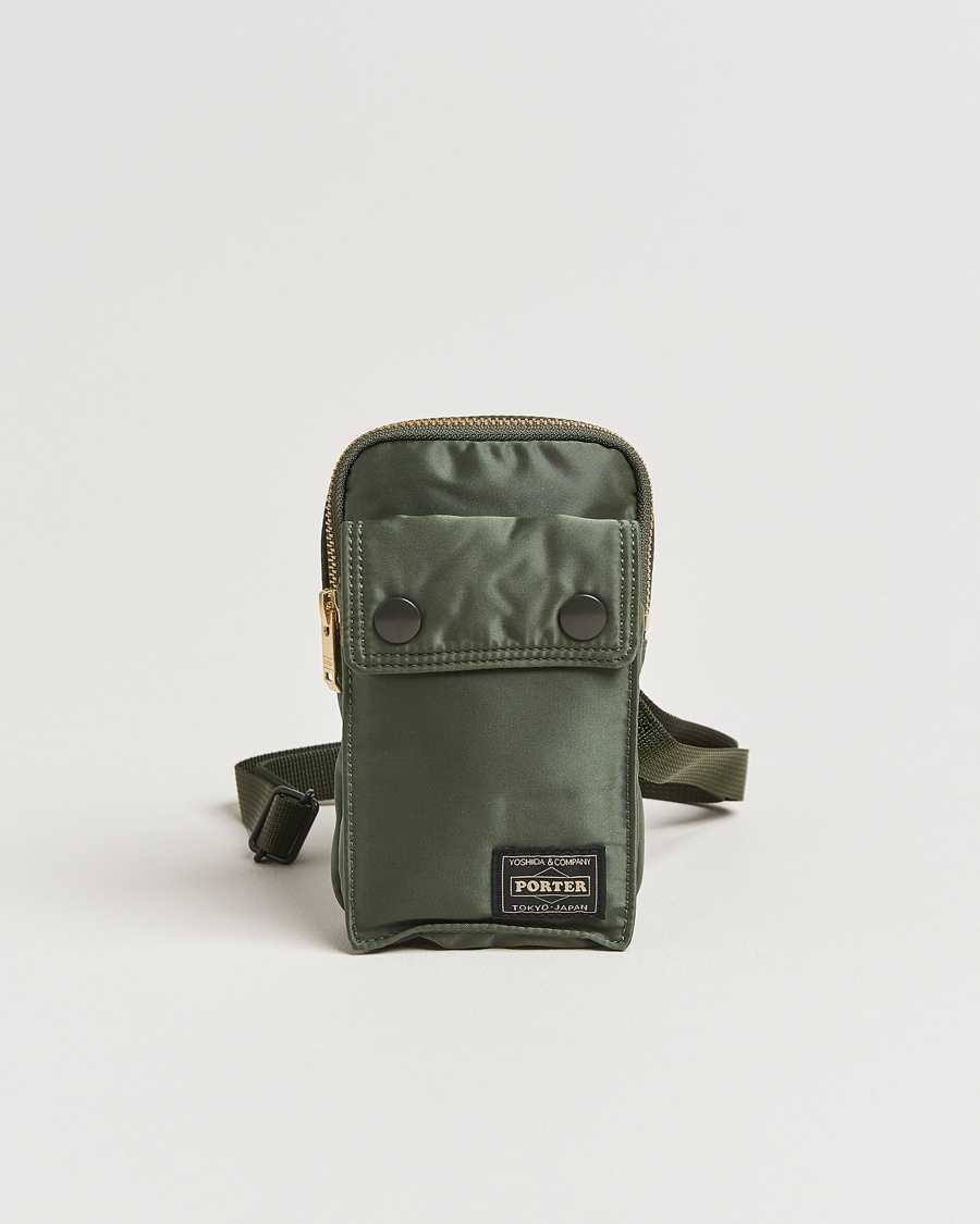 Porter-Yoshida & Co. Tanker Mobile Pouch Sage Green – Grön