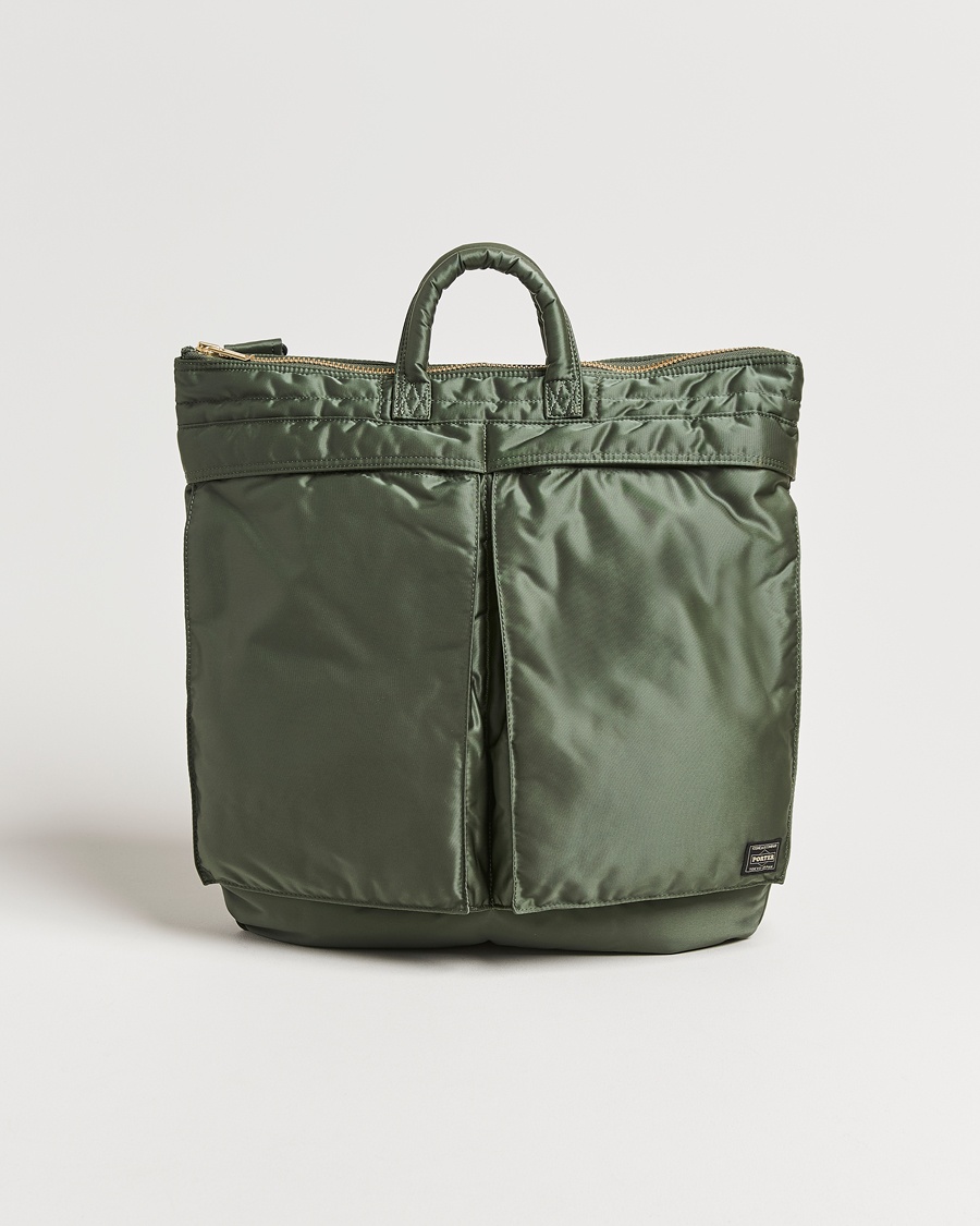 Porter-Yoshida & Co. Tanker Helmet Bag Sage Green – Grön