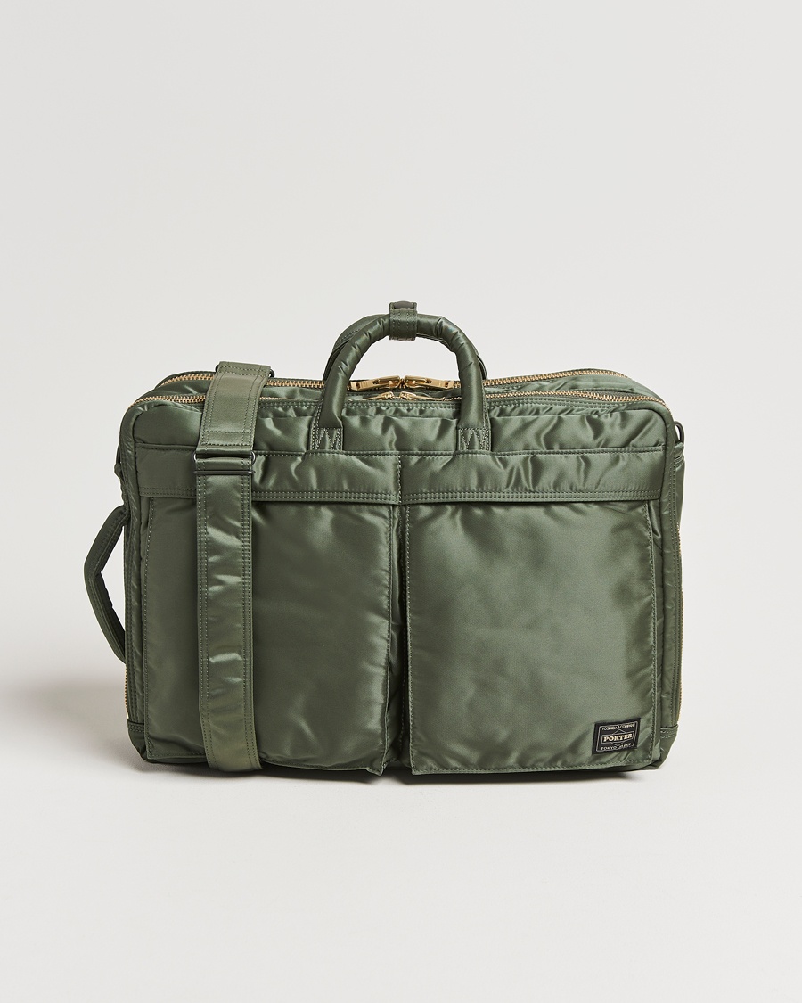 Herr | Portföljer | Porter-Yoshida & Co. | New Tanker 3Way Document Bag Sage Green