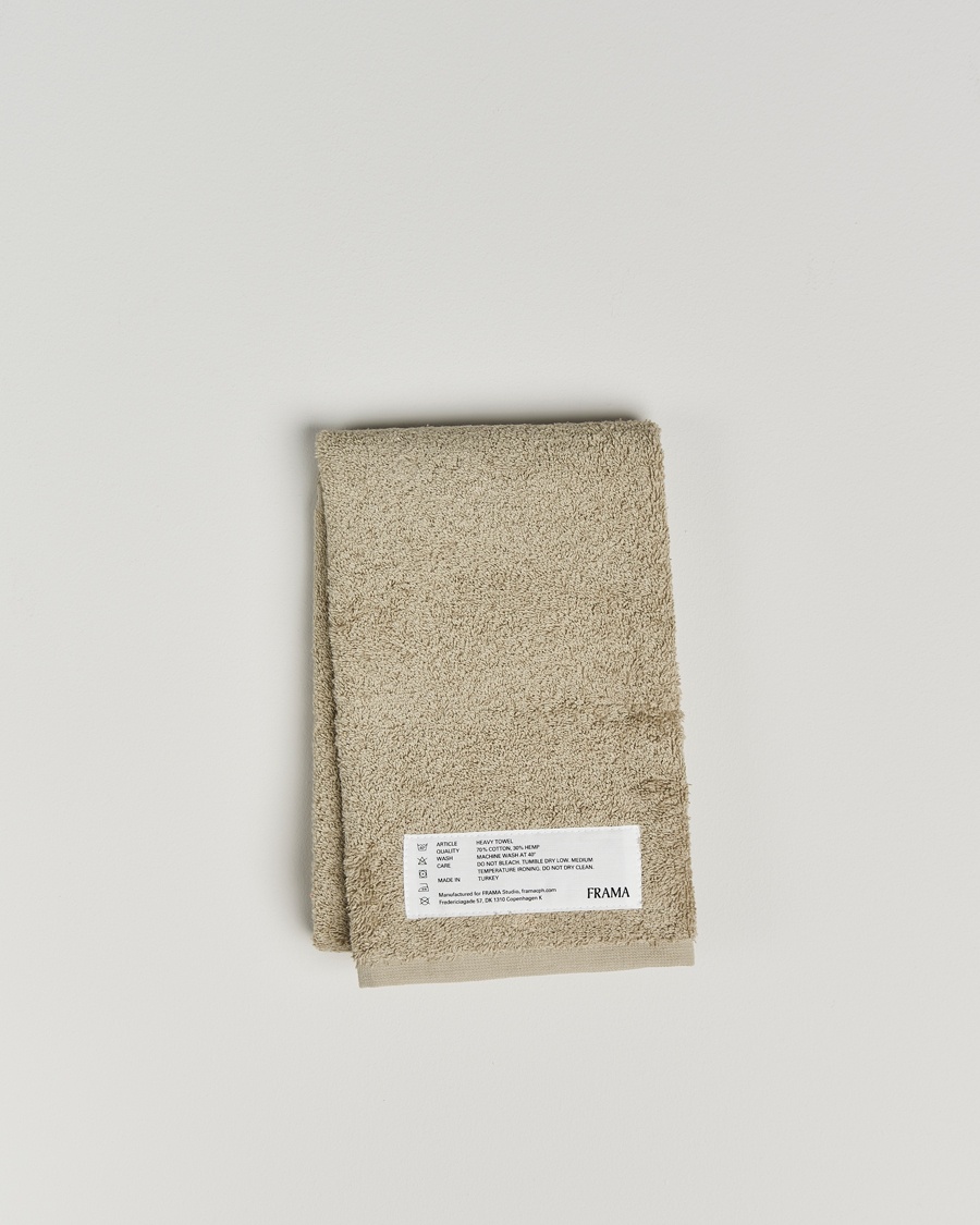 Frama Heavy Hand Towel 50x80cm Sage Green – Grön