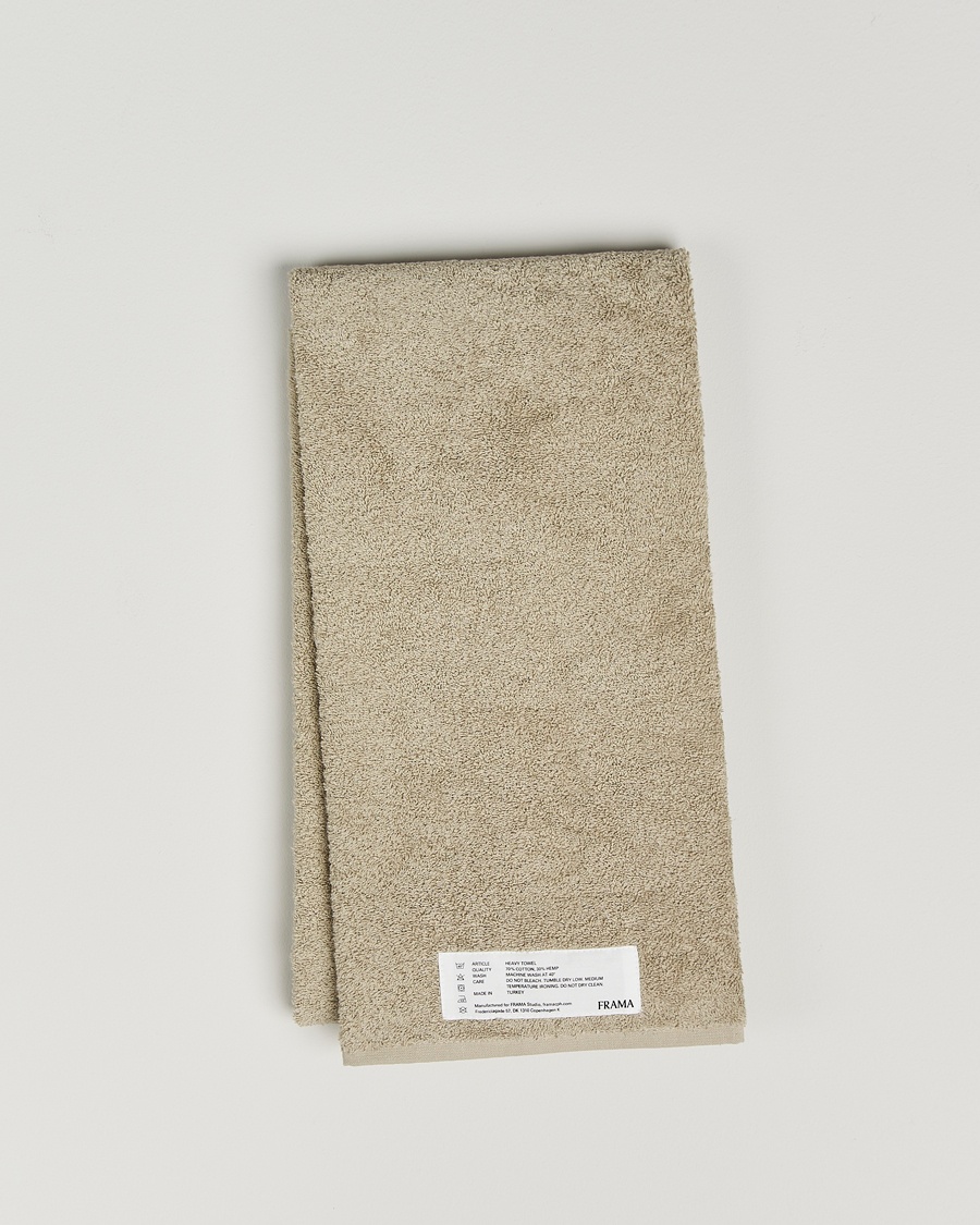 Frama Heavy Bath Towel 70x140cm Sage Green – Grön