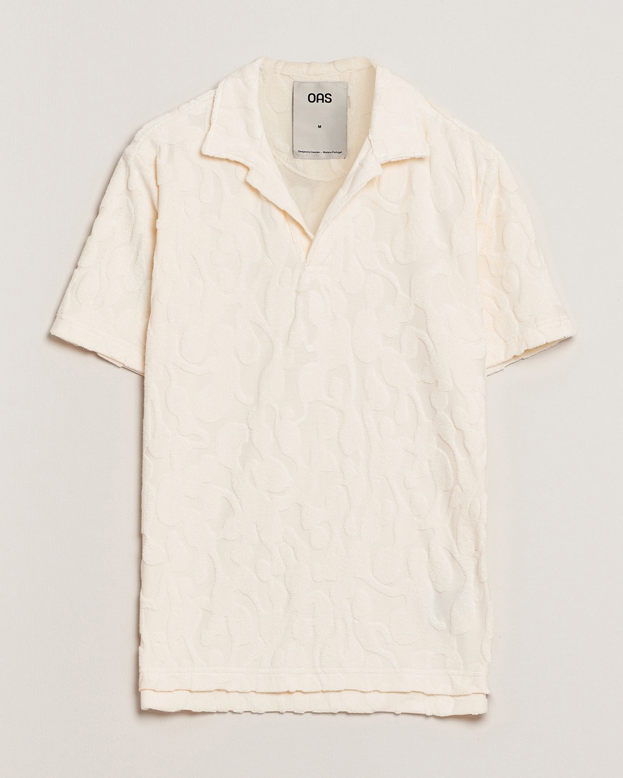 OAS Short Sleeve Terry Polo Summit – vit