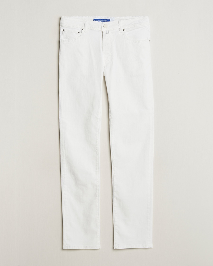 Herr | | Jacob Cohën | Bard Slim Fit 5-Pocket Pants White