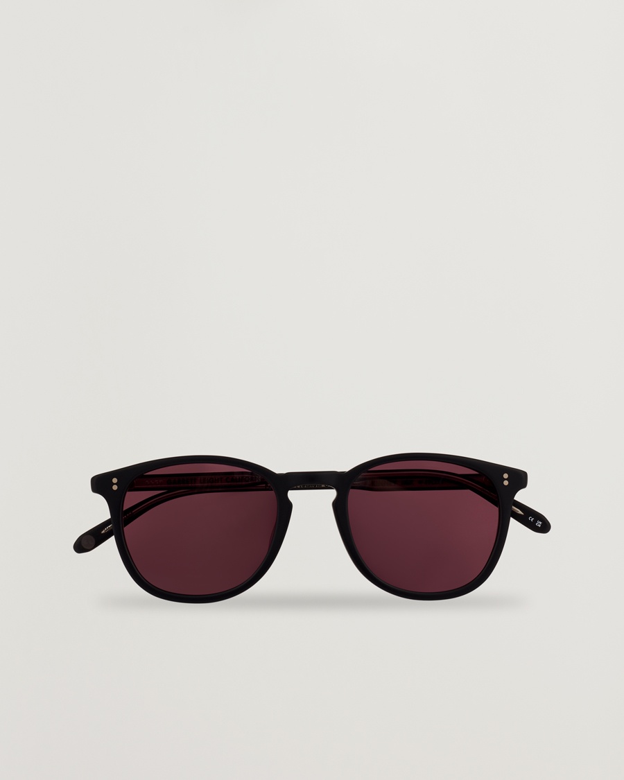 Herr | D-formade solglasögon | Garrett Leight | Kinney 49 Sunglasses Black