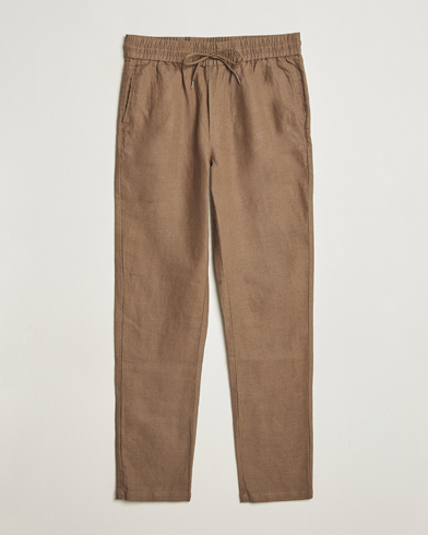 LES DEUX Patrick Linen Pants Cub – Brun