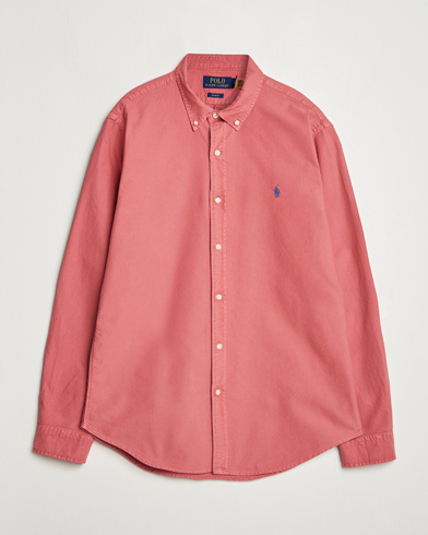 Herr | Business & Beyond - Casual | Polo Ralph Lauren | Slim Fit Garment Dyed Oxford Shirt Adirondack Berry