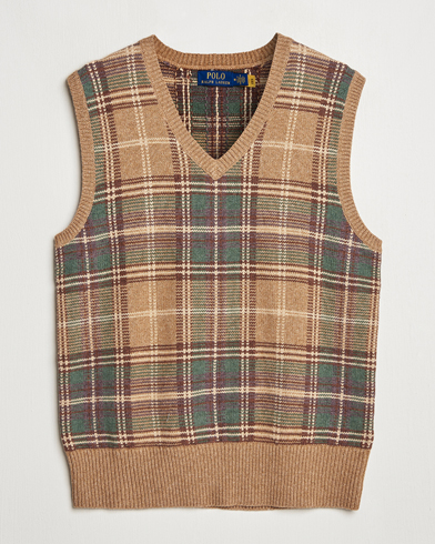 Herr | Business & Beyond - Casual | Polo Ralph Lauren | Wool/Cotton Vest Tan Combo